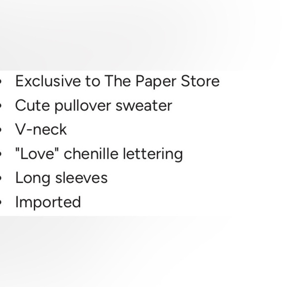 Mia & Tess “ Love” V Neck Knit Long Sleeve Rose Sweater Womens Large - Picture 8 of 11